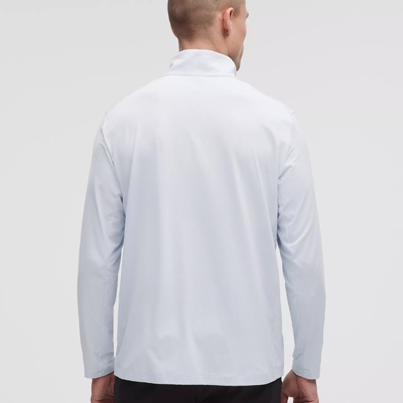 Lululemon Logo Sport Long-Sleeve Half Zip Starch Blue NWT - Picture 3 of 7